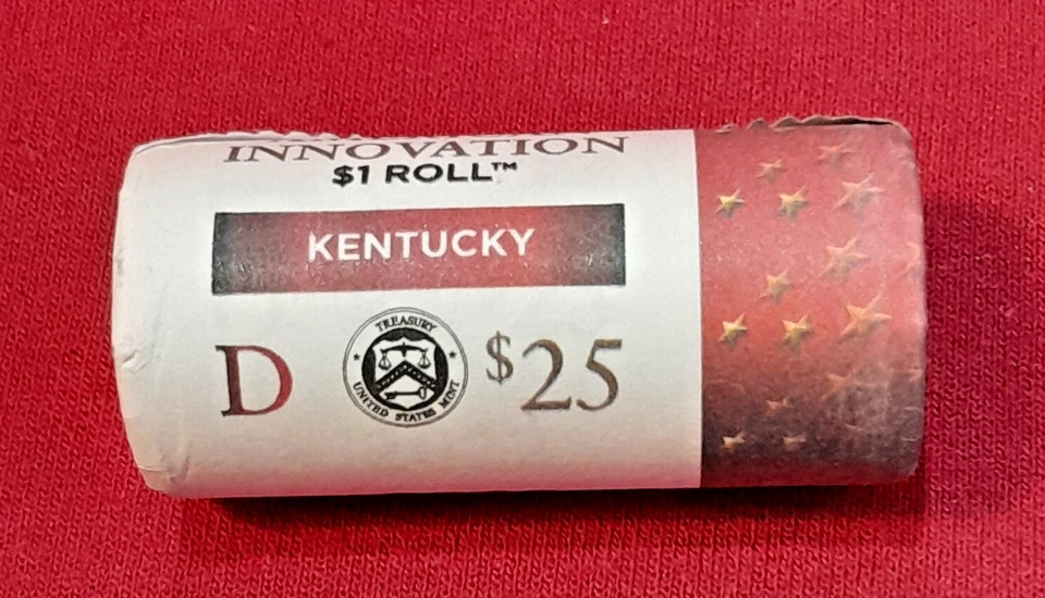 2022 D American Innovation Mint Wrapped Kentucky Roll $1 Uncirculated (25 Coins) - Image 2 of 4