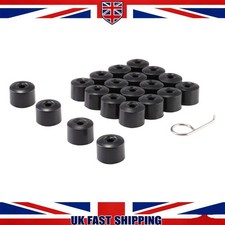 20X Wheel Bolt Nut Caps Covers For Vauxhall VW Golf Bora Passat Jetta 17mm 20pcs