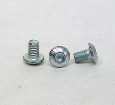 PACK OF 50 NEW 10-32 X 1/4'' BUTTON HEAD SOCKET CAP SCREW ZINC FREE SHIPPING NH
