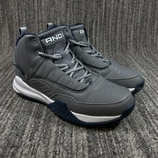 AND1 Men's Basketball Shoes High-Top Sneakers Sz 8.5 Gray Blue White