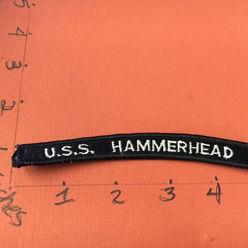 US NAVY SHOULDER STRIP TAB rocker Patch 12/1/22 USS Hammerhead