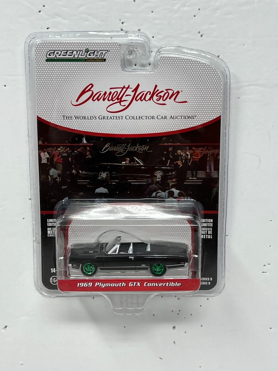 Greenlight Barrett-Jackson 1969 Plymouth GTX Green Machine 1:64