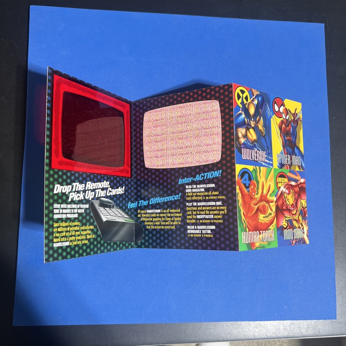1996 FLEER X-MEN MARVEL VISION TRADING CARDS DECODER DEALER