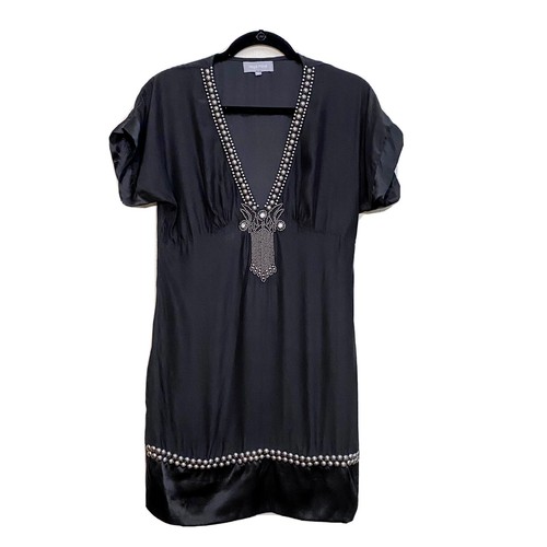 Magali Pascal Black Short Sleeve Silk 