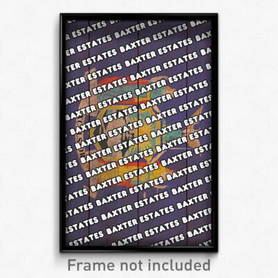Baxter Estates New York Poster (NY City Souvenir 11x17 Town Print)