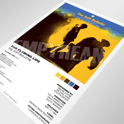 Flaming Lips The Soft Bulletin Vinyl Record LP Album Poster Art