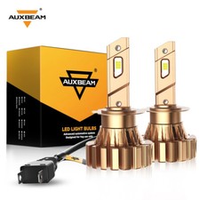 AUXBEAM H7 LED Headlight Super Bright Bulbs Kit Hi/Lo Beam Lights White 6500K 2x