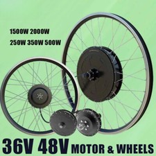 36V 48V 250W-2000W Road MTB Electric Bike Hight Speed Front Rear Drive Hub Motor