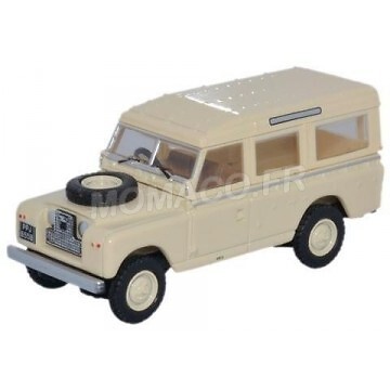 Oxford 76LAN2019 - Miniature Land Rover série II LWB Station Wagon beige (1:76) - Bild 1 von 1