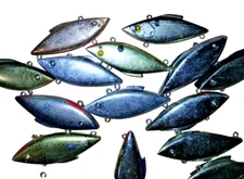 LOT OF 10 FISHING LURE CRANKBAIT BILL LEWIS RAT-L-TRAP 1/4OZ  2.5" mixed chromes