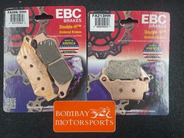 EBC HH Front & Rear Brake Pads Set - BMW F650GS, G650GS, Husqvarna TR650 - Image 1 of 1