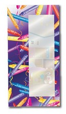 Kids 23" x 46" New Acrylic Wall and Door Mirror Made in USA