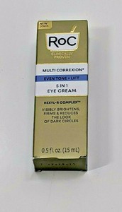 roc multi correxion 5 in 1 eye cream ingredients