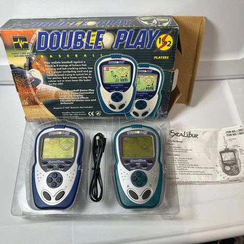 Vintage Baseball Double Play Excalibur Electronics Handheld Video Game New