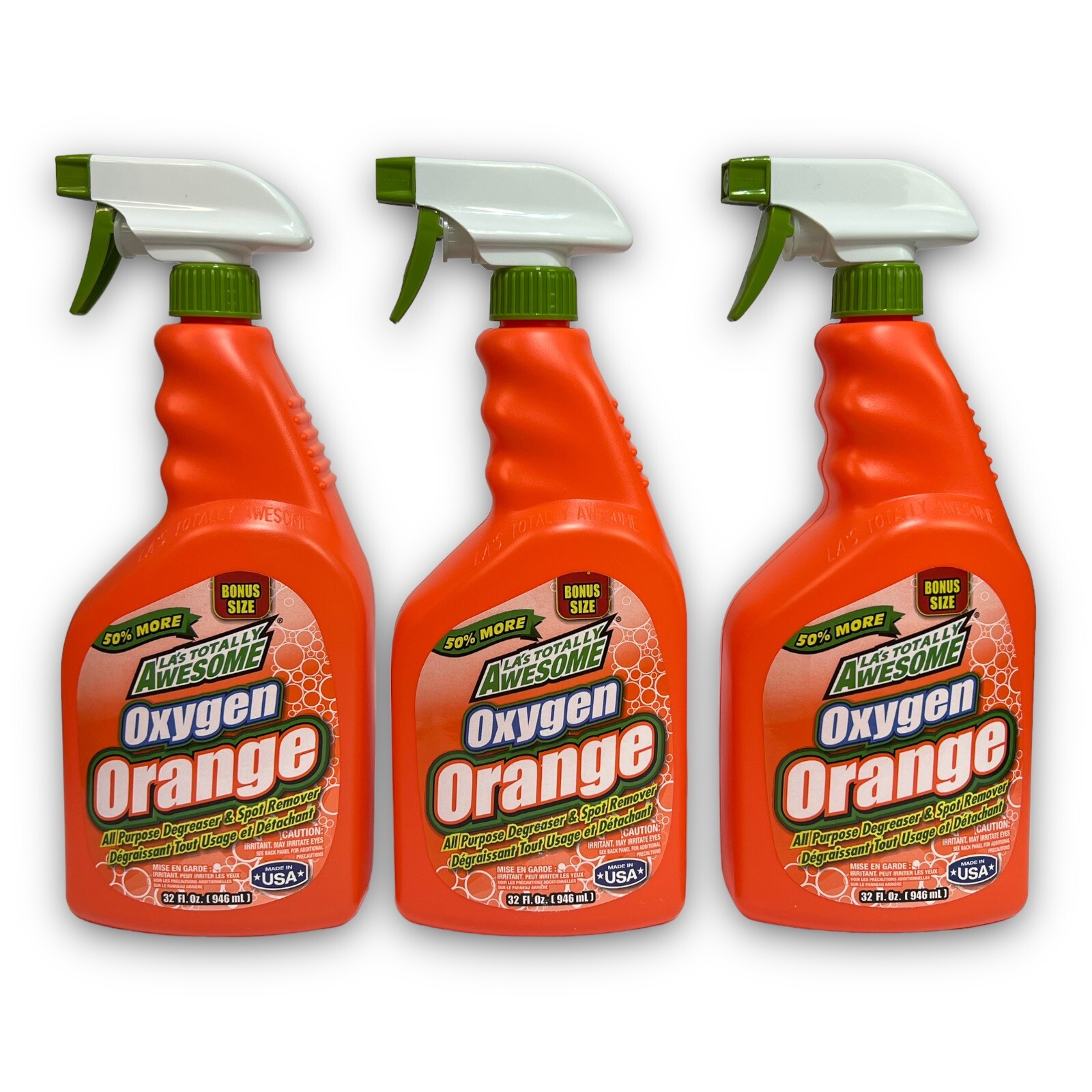 Oxygen Orange Degreaser 32oz LA's Totally Awesome NEW 50 More Bonus