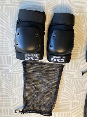 TSG All Terrain Erwachsene Ellenbogenschoner Schutz Medium schwarz