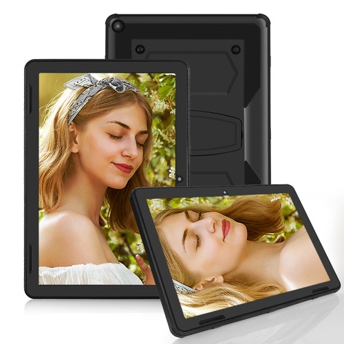 For Walmart Onn 10.1 Inch 2nd gen Hybrid Shockproof Rugged Cas+Screen Protector - Picture 2 of 31