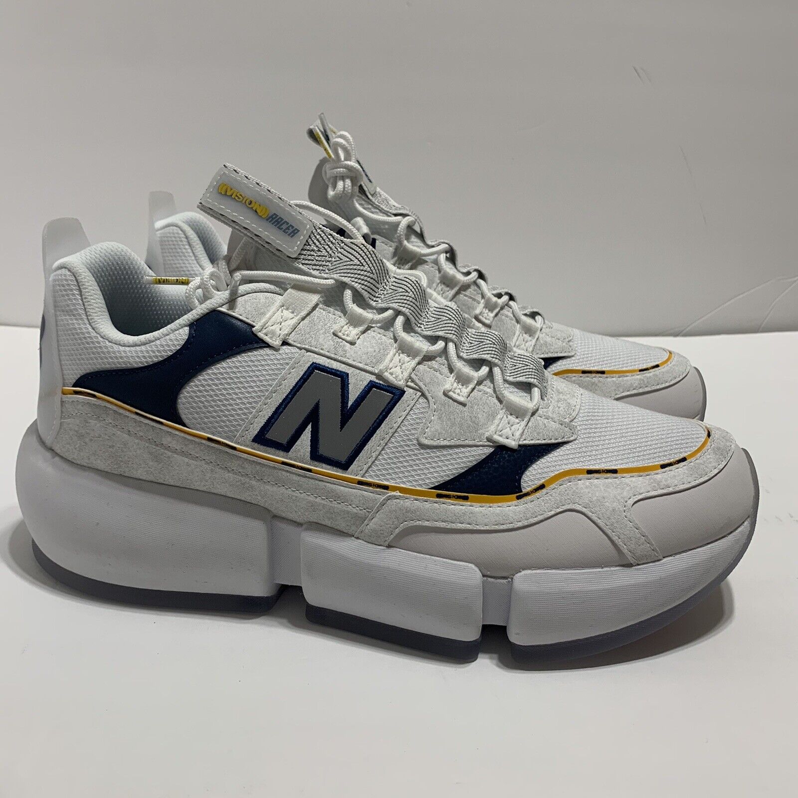 Mens New Balance Jaden Smith Vision Racer White/Navy Size 14 msvrcjsg |