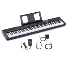 Amazon Basics Electric Keyboard 88-Keys, Semi-Weighted Digital Piano with Sustai