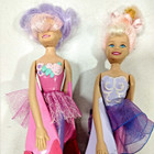 Vintage GALOOB Spinning Flying Figures Princess Dolls 1990s Sea Crystal No bases