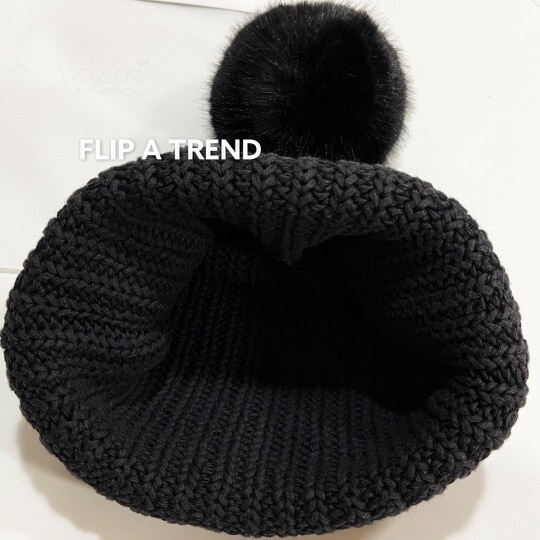 Love Your Melon Star Wars Mandalorian The Child Baby Yoda Black Pom Star Wars X Love Your Melon: The Mandalorian Beanie Collection main image 4