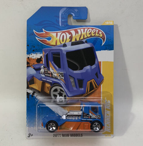 Hot Wheels Rennen Rig Blue 2011 New Models - Picture 1 of 8
