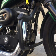 Front Engine Guard Crash Bar For Harley Sportster XL 883 883N XL 1200 2004-2023