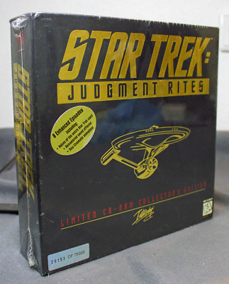 Star Trek: Judgment Rites NEU Limited CD-ROM Collector's Edition von Interplay