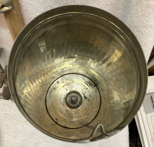 Vintage 4 Quart Handkurbel Eiscreme Gefrierschrank Kanister, Deckel, Holz Paddel Dekor - Bild 5 von 17