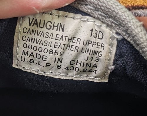 Polo Low Top Sneaker Vaughn Mens 13 Gray Canvas - Picture 8 of 10