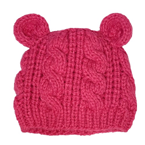 BomHCS Pussy Cute Knitted Bear Ears Beanie Women Winter Hat Warm Cap Christmas - Picture 7 of 23