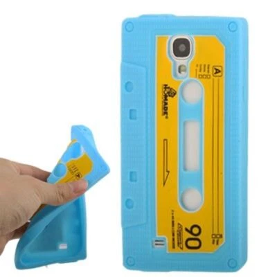Silikon Hülle Kassette für Handy Samsung Galaxy S4 i9500 blau - Bild 1 von 4
