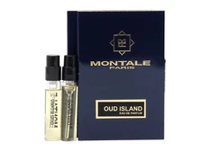 MONTALE PARIS OUD ISLAND EDP 2.0ml .06oz x 2 COLOGNE PERFUME SPRAY SAMPLES