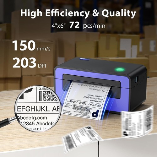 POLONO Shipping Thermal Label Printer 4X6 OPEN BOX - 第 3/6 張圖片