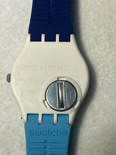 SwatchxMe Swatch BerryXYou GW187 Carousel White Pink Blue New Battery RARE HTF - Picture 6 of 7