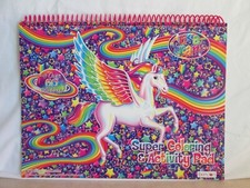 Lisa Frank Super Coloring  Activity Pad With 60 Stickers