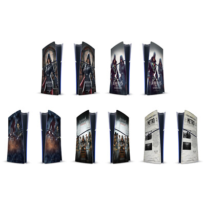 ASSASSIN'S CREED SYNDIKAT GRAFIKEN VINYL SKIN DECAL FOR PS5 SLIM DIGITAL CONSOLE
