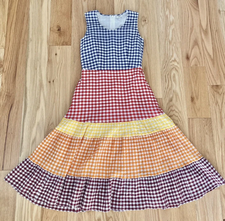 Uniqlo gingham hotsell dress