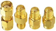  SMA Female/Male to RP-SMA Female/Male RF Coaxial Coax Adapter Connector Kit