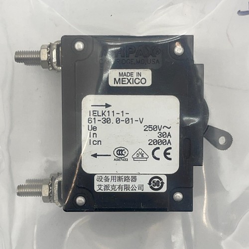 IELK111-1-61-30.0-01-V - Sensata Airpax Magnetic Circuit Breaker 2P 30A 50/60Hz - Picture 2 of 8