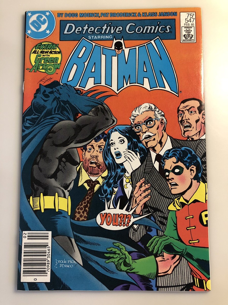 Detective Comics 547 - 8.5 VF+ - Batman, Klaus Janson Feb 1985 | eBay