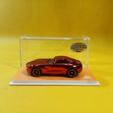 Hot Wheels MERCEDES-AMG GT Red CHROME (WANGSTAR CUSTOM) Limited REAL RIDERS