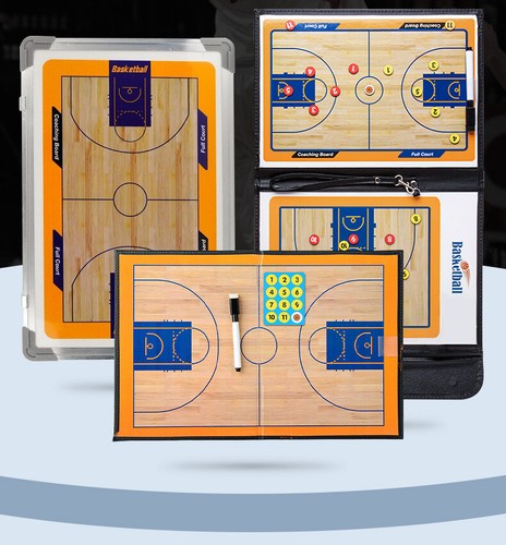 Double-Sided PVC Tactical Board for Basketball Football Volleyball-Coaching Aid - Picture 6 of 32