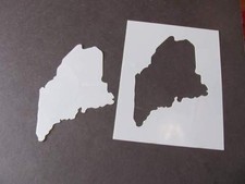 State of Maine Mylar Stencil & Template Airbrush Durable L36 Made in USA