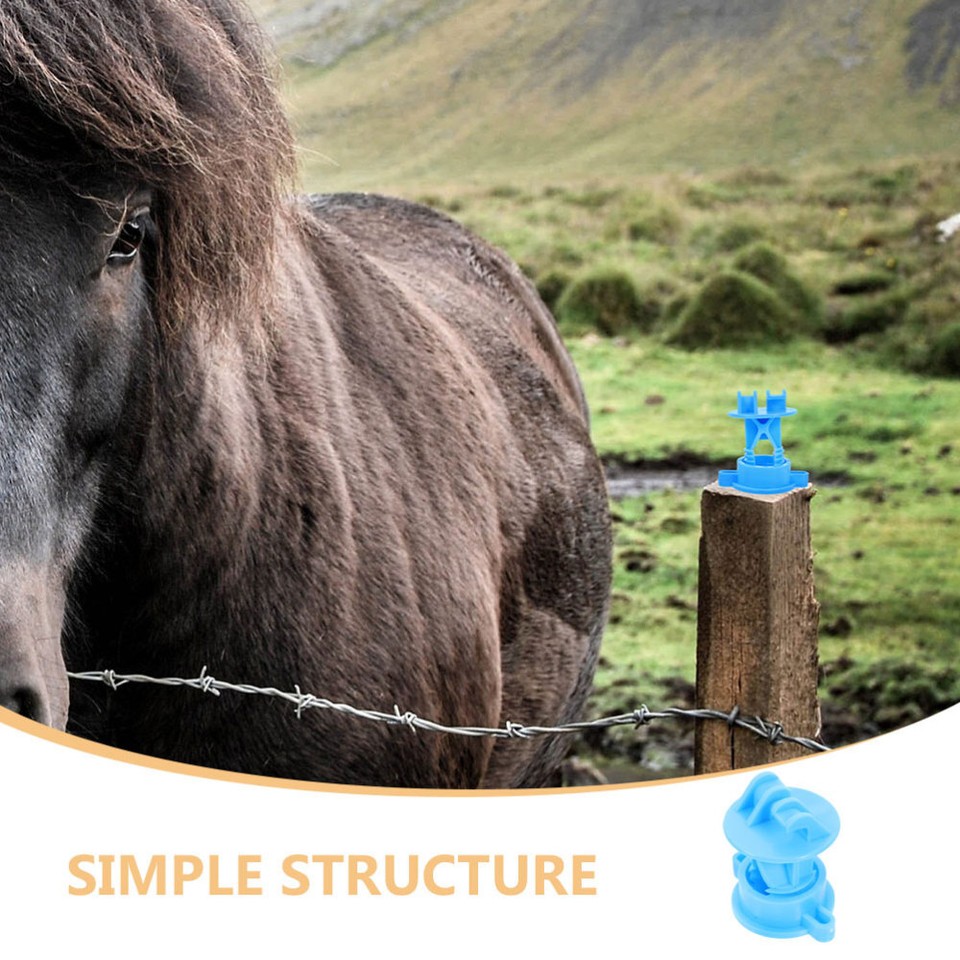 40 Pcs Electronic Fence Wire Holding Insulators Fence Electric Fence