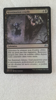 MTG MAGIC THE GATHERING KARTE VF Grausame Reanimation FOIL HOLO