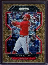 JOEY VOTTO ~ 2022 Panini Prizm Baseball Bronze Donut Circles #268 (#7/40)