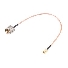 SMA Male to UHF PL-259 Male RG316 RF Coaxial Coax Cable 1 ft