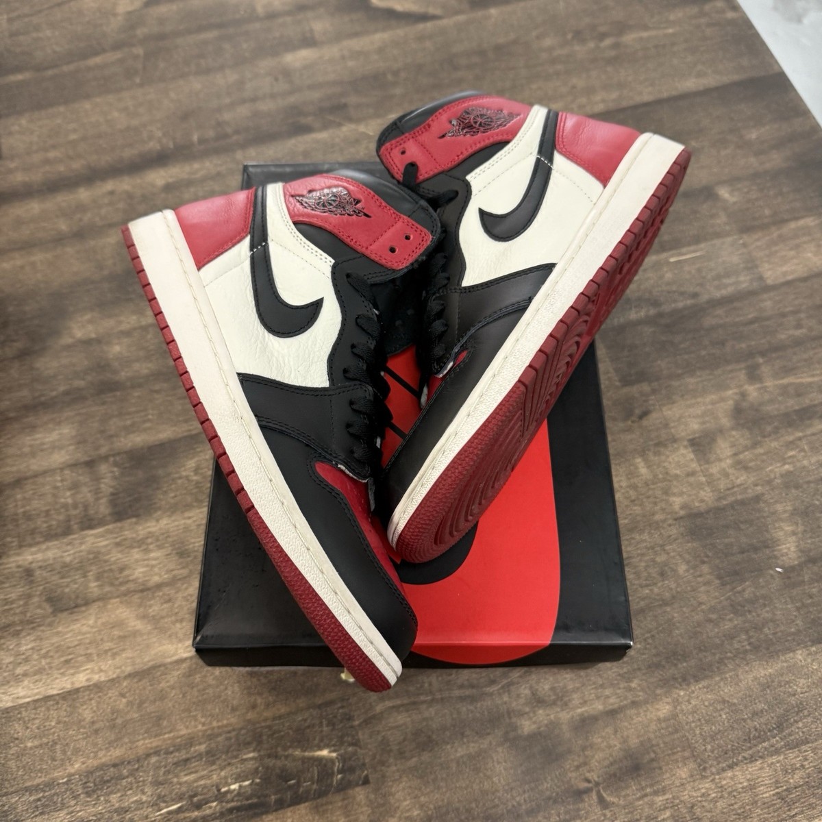 Size 9.5 - Jordan 1 Retro OG High Bred Toe (USED) 884802897002| eBay