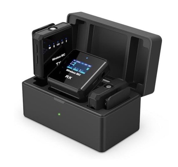 VJZFA Noise-Canceling Wireless Lav Mic for Clear Audio